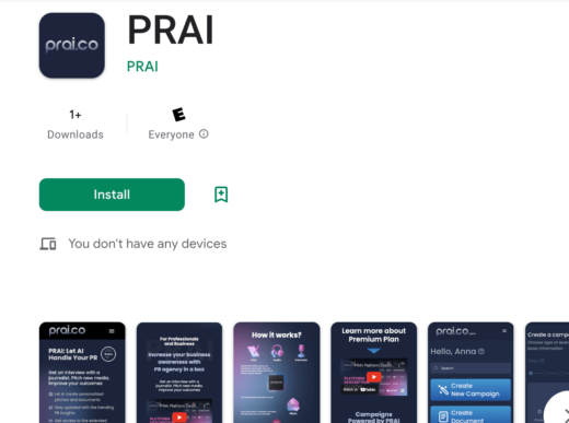 PRAI App: Powering Next-Level PR Strategies at Your Fingertips, Now Available on Google Play Store powered by PRAI.co!