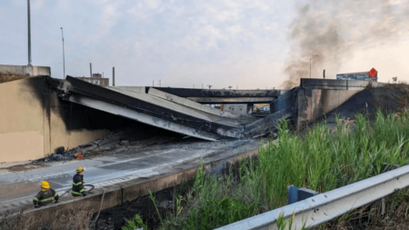 BREAKING: Section of Northbound I-95 Collapses in…