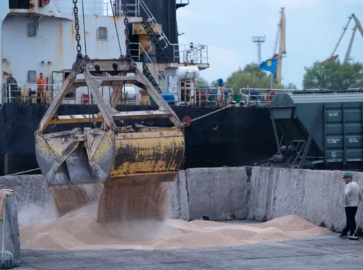 Russias Drone Attacks Target Ukrainian Grain Port