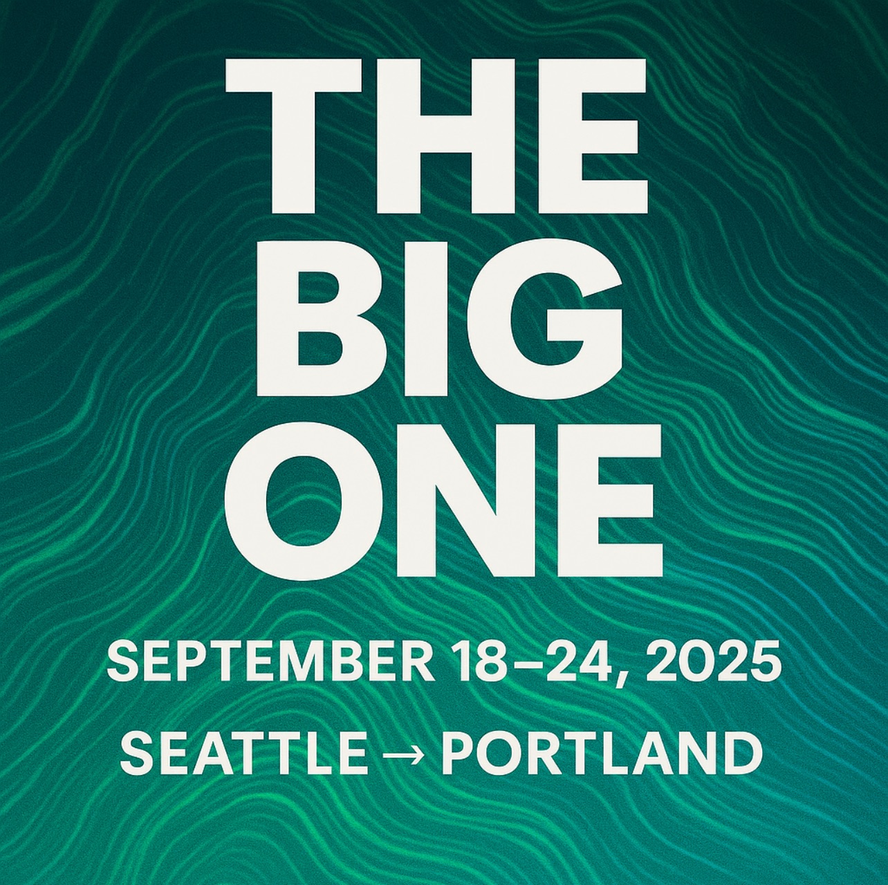 The Big One Event Flyer