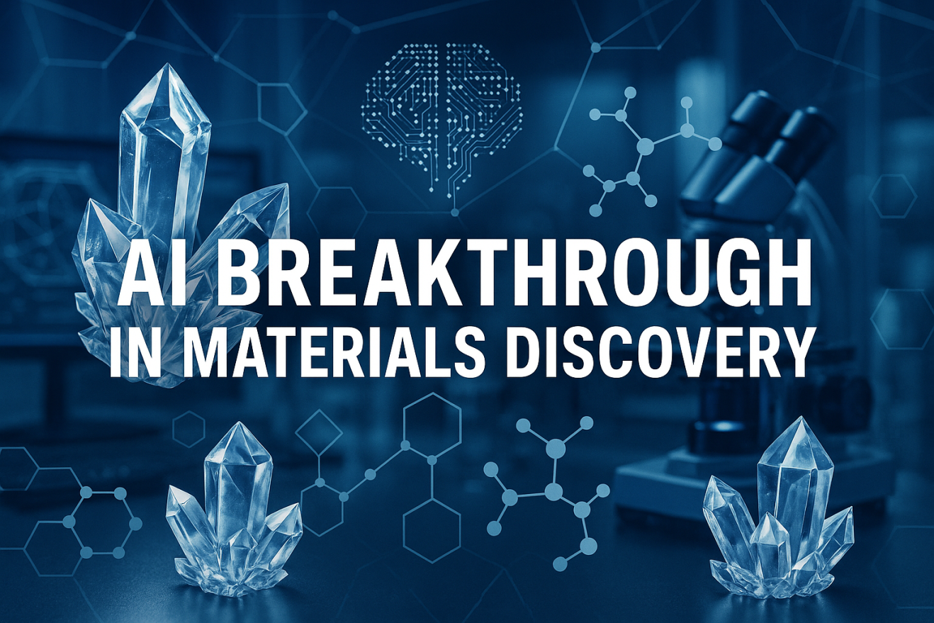 AI Breakthrough in Materials Discovery: Revolutionary Machine Learning Algorithms Accelerate Development of Next-Generation Materials