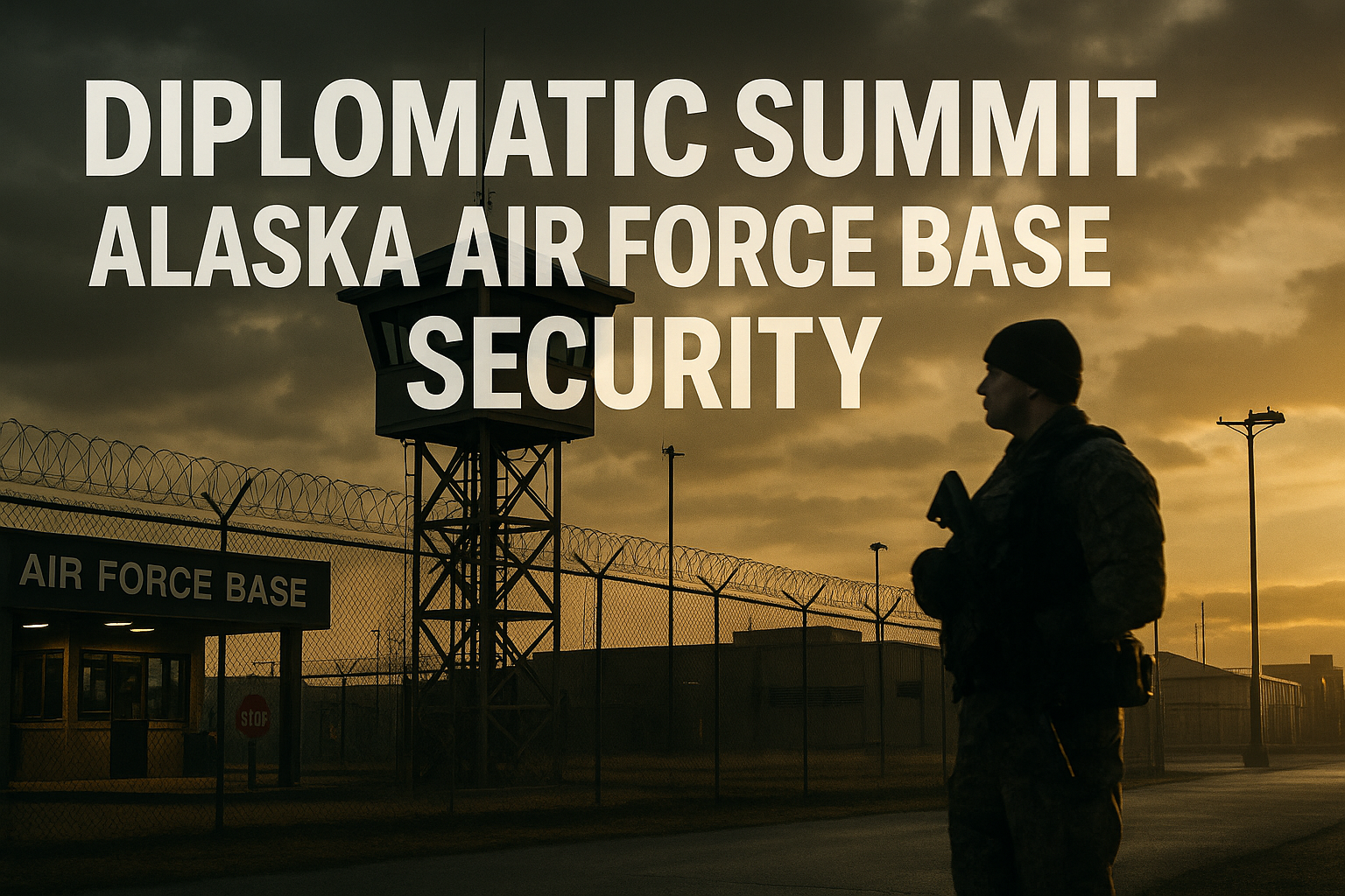 diplomatic summit alaska air force base security