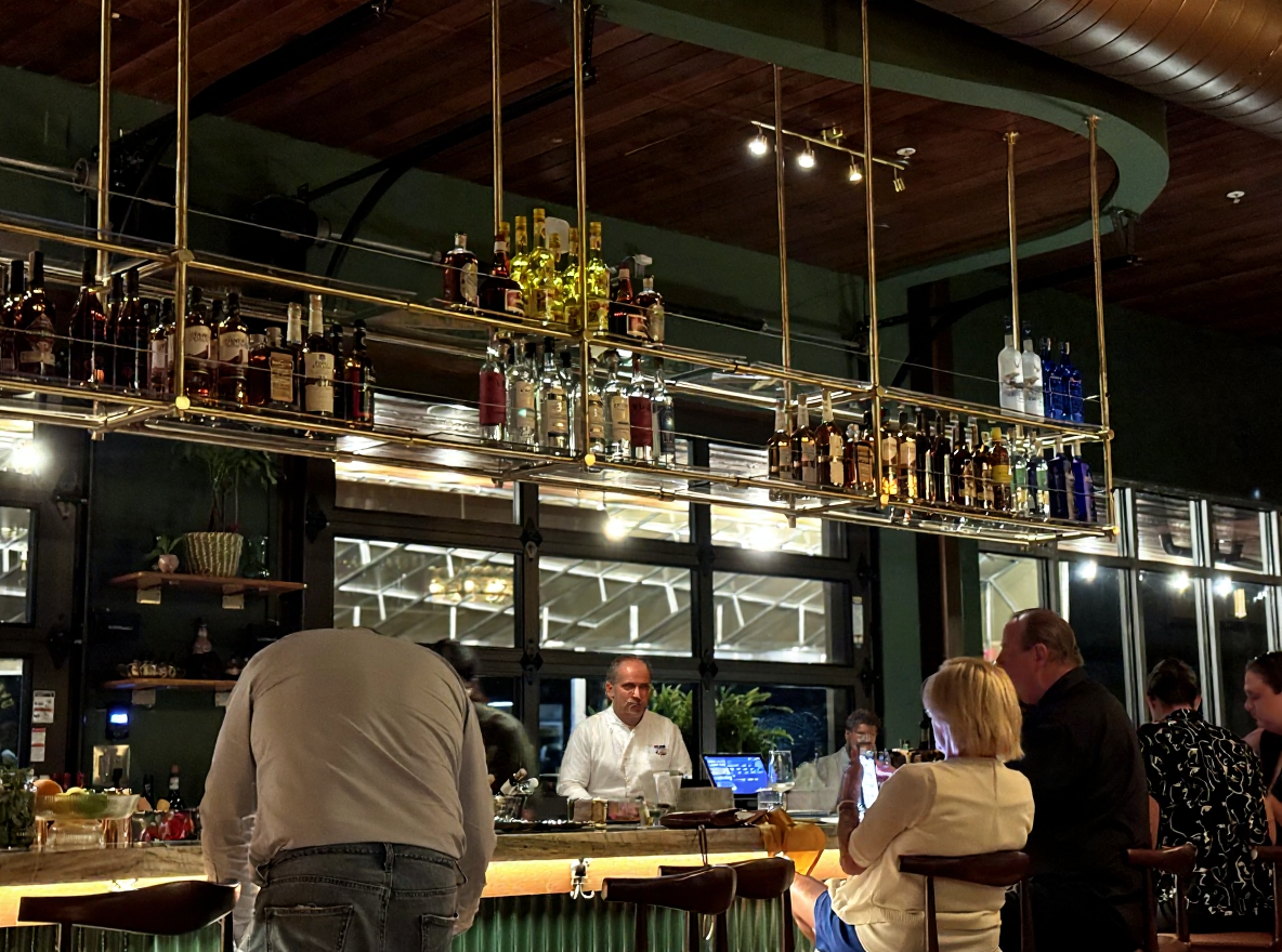 Exquisite French cuisine presentation by Executive Chef Max Kaklian at La Fête restaurant