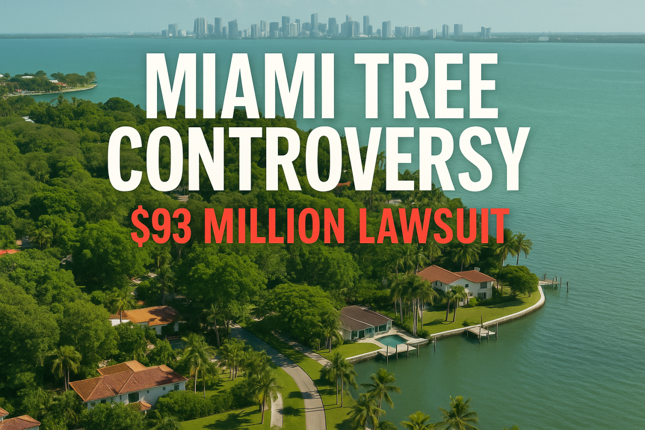 Professional magazine cover for Miami’s $93 Million Tree Controversy: Morningside Residents Fight Back Against Commissioner Pardo’s Sidewalk Project