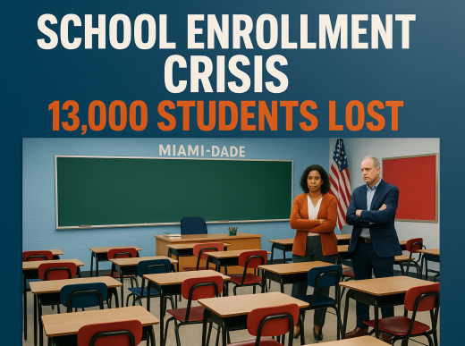 Professional magazine cover for Miami-Dade Public Schools Face Crisis: 13,000 Student Enrollment Drop Signals Broader Educational Challenges