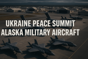 Ukraine Peace Summit Alaska Military Aircraft Keywords