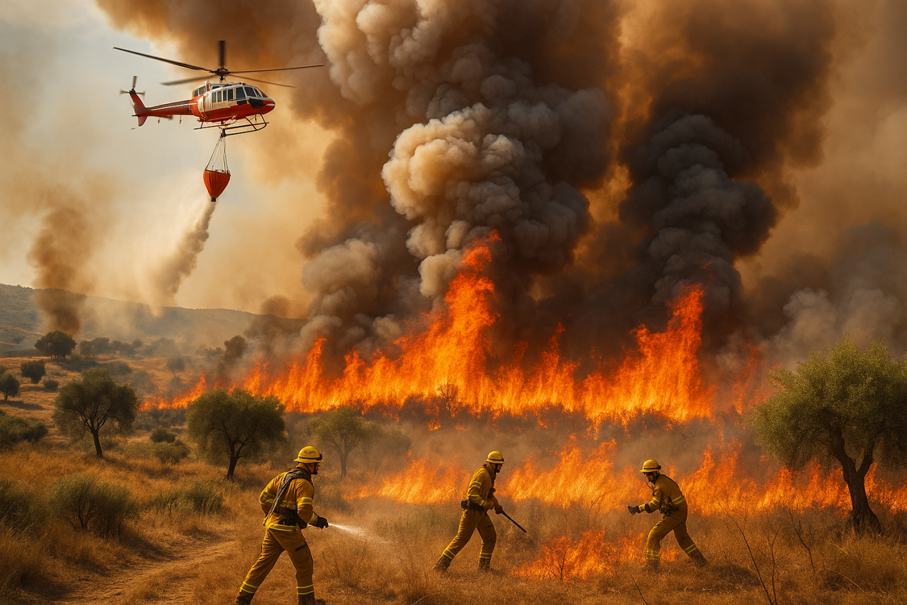 Southern Europe Battles Devastating Wildfire Crisis as Heat Wave Claims Lives
