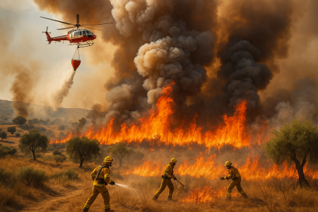 Southern Europe Battles Devastating Wildfire Crisis as Heat Wave Claims Lives