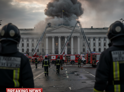 Russia Launches Largest Air Attack of War, Strikes Ukraine Cabinet Building for First Time