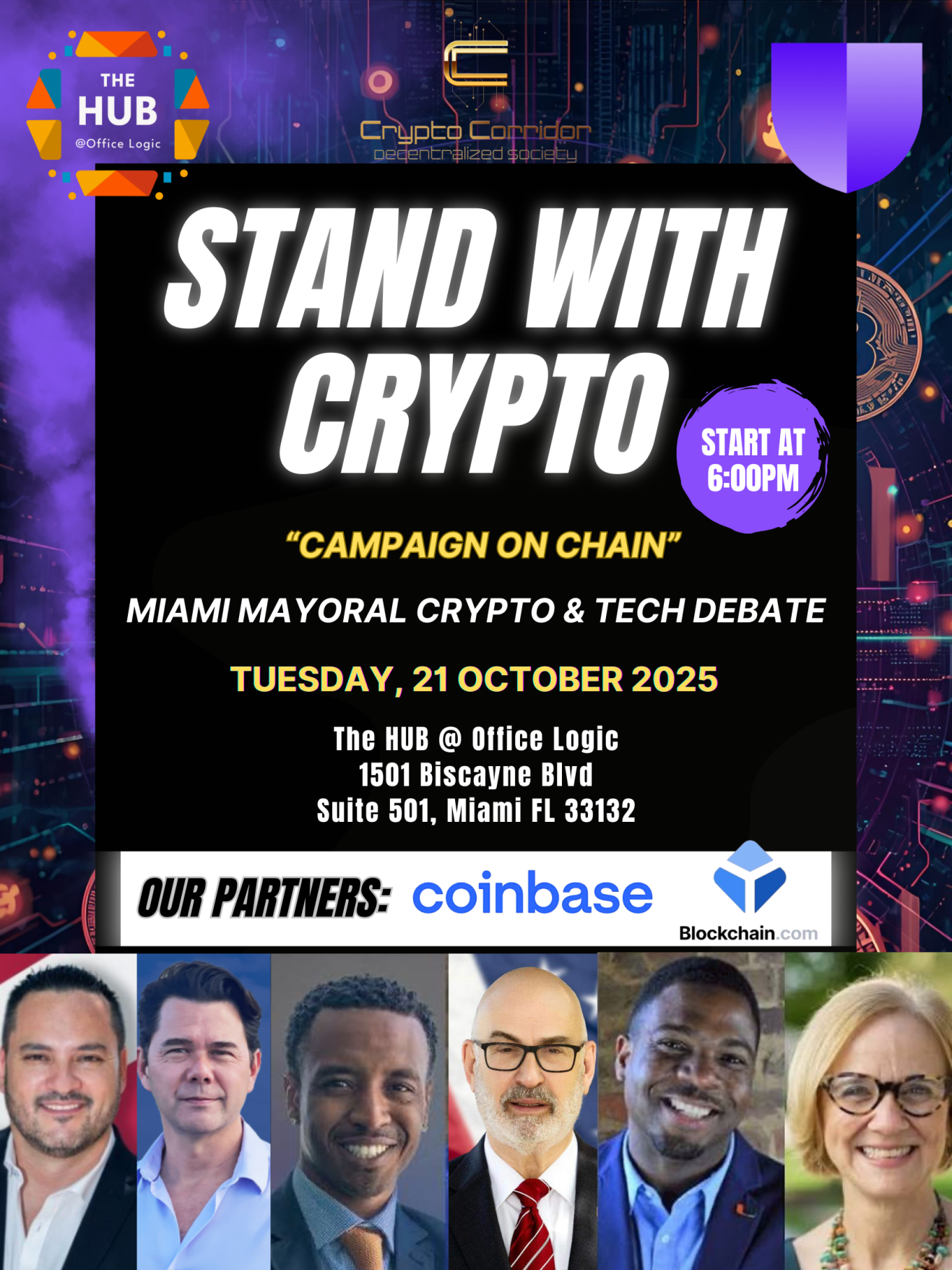 Stand With Crypto: Miami Mayoral Debate on Blockchain, Cryptocurrency, and Innovation