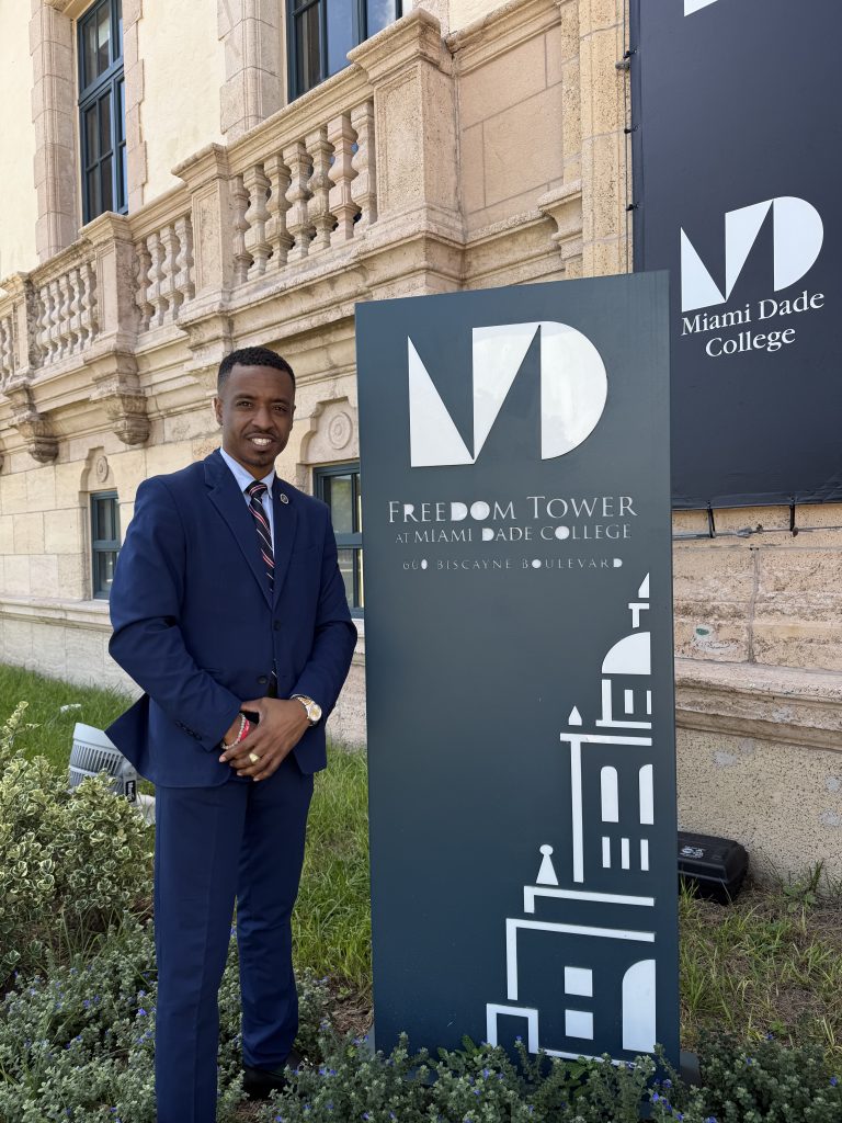 Chairman bowdre at freedom tower in miami